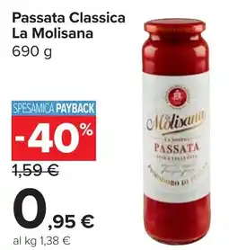 Carrefour Market Passata Classica La Molisana offerta