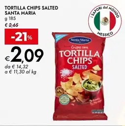 Bennet Tortilla chips salted santa maria offerta