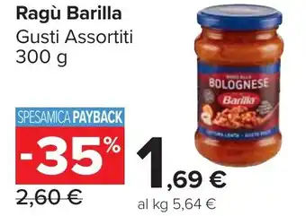 Carrefour Market Ragù Barilla offerta