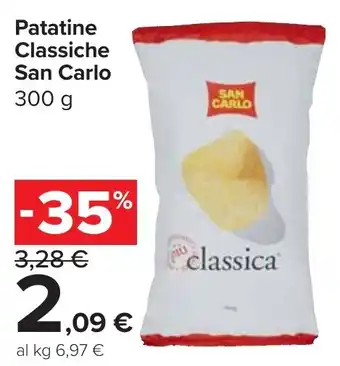 Carrefour Market Patatine Classiche San Carlo offerta