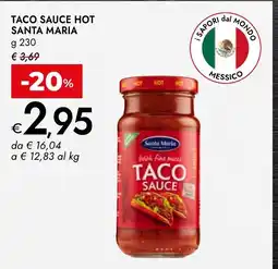 Bennet Taco sauce hot santa maria offerta