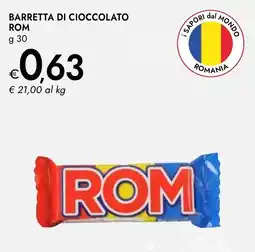 Bennet Barretta di cioccolato rom offerta