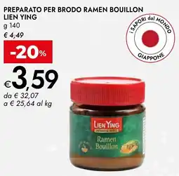 Bennet Preparato per brodo ramen bouillon lien ying offerta