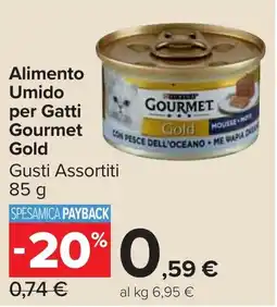 Carrefour Market Alimento Umido per Gatti Gourmet Gold offerta