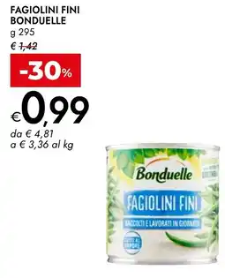 Bennet Fagiolini fini bonduelle offerta