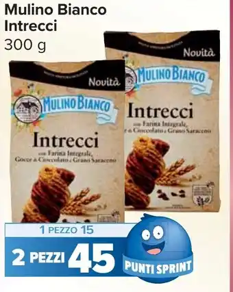 Carrefour Market Mulino Bianco Intrecci offerta