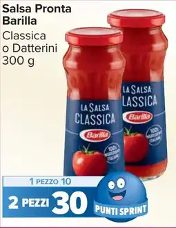 Carrefour Market Salsa Pronta Barilla offerta