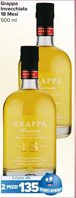 Carrefour Market Grappa Invecchiata 18 Mesi offerta