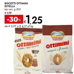 Bennet Biscotti ottimini divella tipi vari, offerta