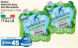 Carrefour Market Acqua Naturale Easy San Benedetto offerta