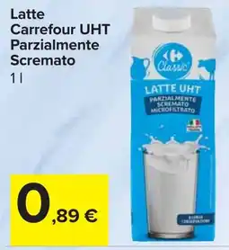 Carrefour Market Latte Carrefour UHT Parzialmente Scremato offerta