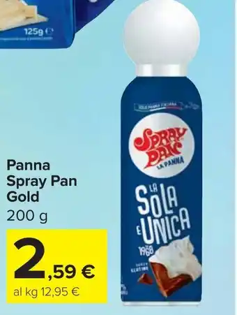 Carrefour Market Panna Spray Pan Gold offerta