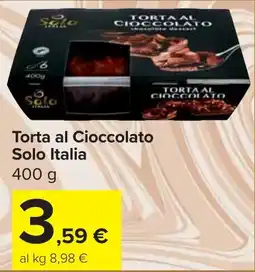 Carrefour Market Torta al Cioccolato Solo Italia offerta