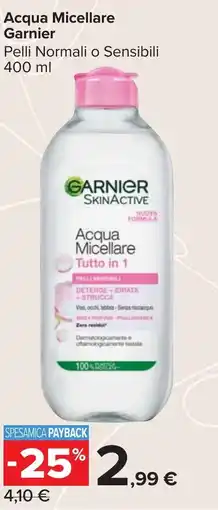 Carrefour Market Acqua Micellare Garnier offerta