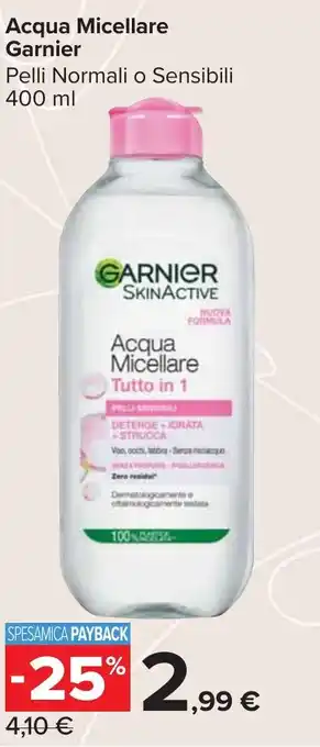 Carrefour Market Acqua Micellare Garnier offerta