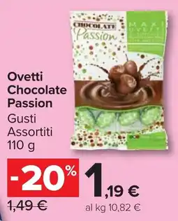 Carrefour Market Ovetti Chocolate Passion offerta