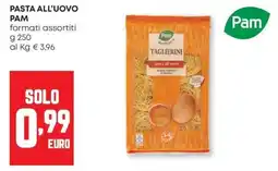 Pam Pasta all'uovo PAM offerta