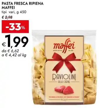 Bennet Pasta fresca ripiena maffei offerta