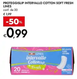 Bennet Proteggislip intervallo cotton soft fresh lines offerta