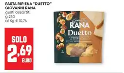 Pam Pasta ripiena "duetto" GIOVANNI RANA offerta