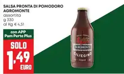 Pam Salsa pronta di pomodoro AGROMONTE offerta