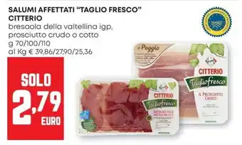 Pam Salumi affettati "taglio fresco" CITTERIO offerta