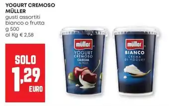 Pam Yogurt cremoso MÜLLER offerta