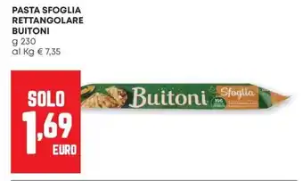 Pam Pasta sfoglia rettangolare BUITONI offerta