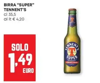 Pam Birra "super" TENNENT'S offerta