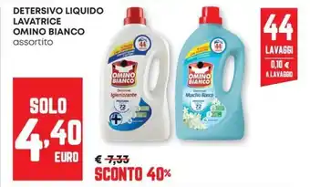 Pam Detersivo liquido lavatrice OMINO BIANCO offerta