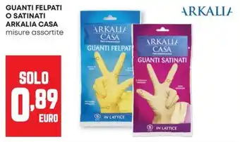 Pam Guanti felpati o satinati ARKALIA CASA offerta