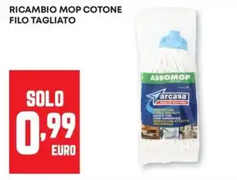 Pam Ricambio mop cotone filo tagliato offerta