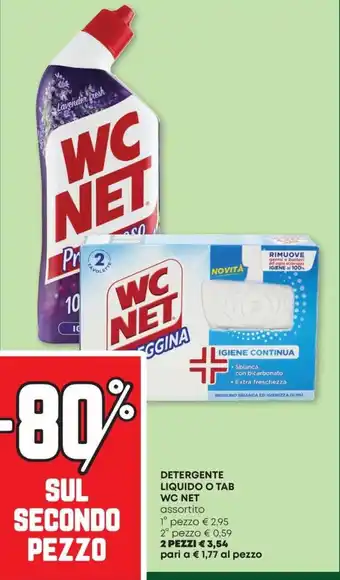 Pam Detergente liquido o tab WC NET offerta