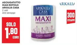 Pam Asciugatutto maxi rotolo ARKALIA CASA offerta