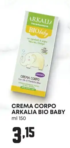 Pam Crema corpo ARKALIA BIO BABY offerta