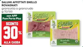 Pam Salumi affettati snello ROVAGNATI offerta