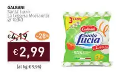 Prezzemolo e Vitale GALBANI Santa Lucia La Leggera Mozzarella offerta