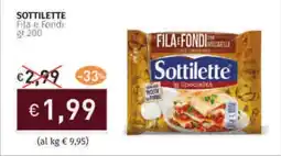 Prezzemolo e Vitale SOTTILETTE Fila e Fondi offerta