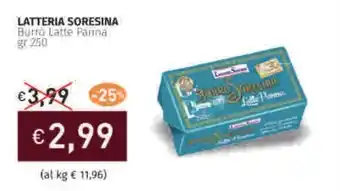 Prezzemolo e Vitale LATTERIA SORESINA Burro Latte Parina offerta