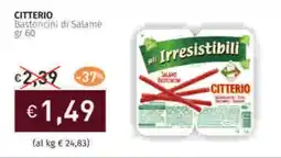 Prezzemolo e Vitale CITTERIO Bastoncini di  Salame offerta