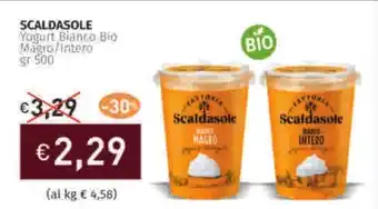 Prezzemolo e Vitale SCALDASOLE Yogurt Bianco Bio Magro/Intero offerta