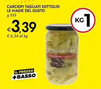 Bennet Carciofi tagliati sottolio le magie del gusto offerta