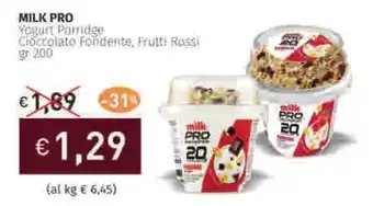 Prezzemolo e Vitale MILK PRO Yogurt Porridge offerta