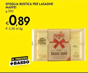 Bennet Sfoglia rustica per lasagne maffei offerta