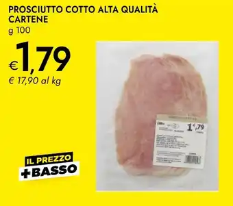 Bennet Prosciutto cotto alta qualità cartene offerta