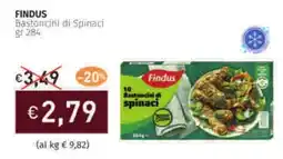 Prezzemolo e Vitale FINDUS Bastoncini di Spinac offerta