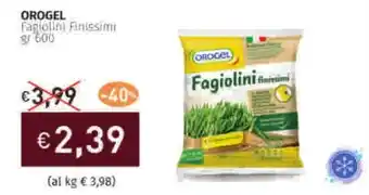 Prezzemolo e Vitale OROGEL Fagiolini Finissimi offerta