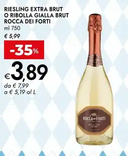 Bennet Riesling extra brut o ribolla gialla brut rocca dei forti offerta