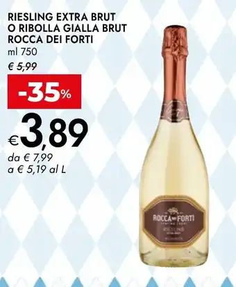 Bennet Riesling extra brut o ribolla gialla brut rocca dei forti offerta