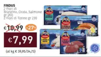 Prezzemolo e Vitale FINDUS Branzino, Drata, Salmone Fiori di Tonno offerta